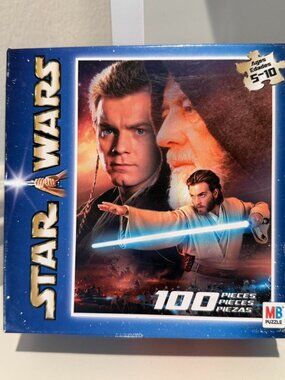 Vintage Y2K Star Wars Obi-Wan Kenobi Puzzle
